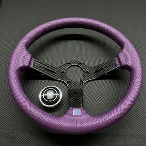 Tiypeor vende nuevo volante soporte de fibra de carbono real 5cm de espesor volante modificado de alta calidad