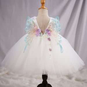 लोकप्रिय कस्टम मेड वेडिंग एपलिक फीटी, राजकुमारी सस्ते बच्चों ने फूलों की लड़कियों के कपड़े पहने - Product Image 3