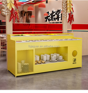 Mesa de comedor montada en la pared de un solo lado de estilo industrial para hoteles, cafeterías, restaurantes pequeños, Mostrador de condimentos, escuelas calientes - Product Image 3