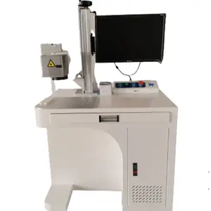 holy Laser - CCD Camera Auto Positioning Fiber Laser Marking Engraving Machine for IC Chips