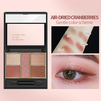 Palette d'ombres à paupières Nude étanche, marque personnalisée, maquillage, étiquette privée, couleur Pastel, emballage, paillettes, ombre à paupières en vrac