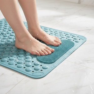 <span class=keywords><strong>Tapis</strong></span> antidérapant pour <span class=keywords><strong>salle</strong></span> <span class=keywords><strong>de</strong></span> bain, <span class=keywords><strong>tapis</strong></span> <span class=keywords><strong>de</strong></span> bain antidérapant, <span class=keywords><strong>tapis</strong></span> <span class=keywords><strong>de</strong></span> douche en PVC durable antidérapant avec ventouses - Product Image 1