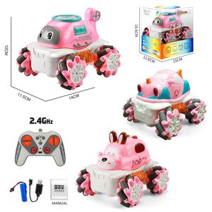 SINO 2,4 Ghz 9CH Control remoto Stunt Car 1/36 Escala Cartoon Stunt Car Climbing 360 Grados Rotación RC Drift Car con luces - Product Image 4