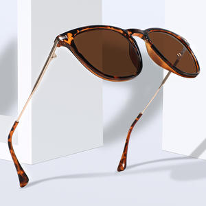 Gafas de Sol Clásicas Ovaladas Conchen, Montura Negra de PC, Protección UV400, Unisex, para Viajes, Conducción, Moda - Product Image 4