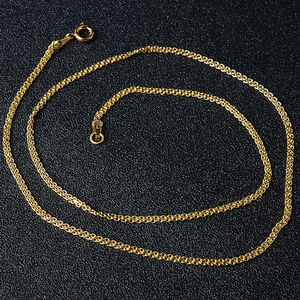 Dubai High Quality <b>Simple</b> 18K <b>Gold</b> Plated Choker Link Chain <b>Necklace</b> - Product Image 5