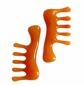 เครื่องมือขูดหนังศีรษะแบบเรซิ่น ที่นวดศีรษะรูปกรงเล็บ - Product Image 1