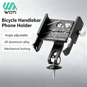 Soporte para teléfono de bicicleta Yueli, de aleación de aluminio, ajustable, para manillar, tija y muñeca. - Product Image 3