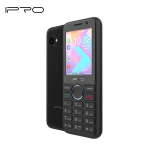 IPRO K2 Pro 2.4英寸Kai OS 4g键盘高级功能手机1800毫安电池双sim卡按钮手机2MP薄膜晶体管FCC <3MP