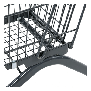 340L Wire Mesh Shopping <b>Cart</b> Large Capacity Supermarket Trolley Quiet <b>Rolling</b> Swivel Wheels Retail Store Use Use Set Kit - Product Image 5