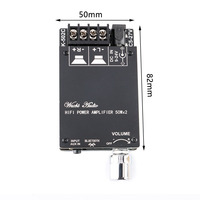 ZK-502C Original HIFI niveau 2.0 stéréo Bluetooth carte amplificateur numérique TPA3116 50W * 2 haut-parleur ZK-502C Audio