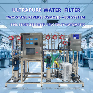 CE/ISO 500LPH 2级反渗透净化器，带EDI工业水净化功能，适用于实验室的RO水处理装置 - Product Image 2