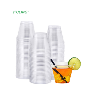 Bicchieri trasparenti personalizzati in plastica per animali domestici usa e getta gelato vino Yogurt budino birra tozza tazza fredda 9 <span class=keywords><strong>oz</strong></span> - Product Image 1