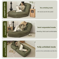 Chaise longue réglable lit pour chambre à coucher chien humain maison pliante balcon énorme viral simple Tatami chaise longue canapé