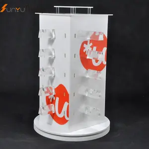 Suporte de exibição de relógio acrílico personalizado de fábrica na China Suporte de exibição de relógio branco para bancada