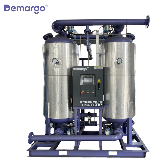 Demargo 40m Heated Blower Desiccant Air Dryer Custom Compressed Energy Efficient Zero Loss Purge Industrial Aluminum