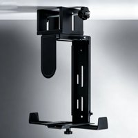 Support de processeur en métal durable, support coulissant pour ordinateur, accessoires d'ordinateur de bureau permettant de gagner de l'espace