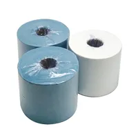 להמיס מפוצץ לא ארוג בד כבד החובה מגב כחול/לבן רול חד פעמי מגבונים נייר רול עבור תעשייתי