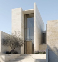 Villa préfabriquée Villa de luxe moderne Maisons préfabriquées construites avec des panneaux sandwich en ciment EPS