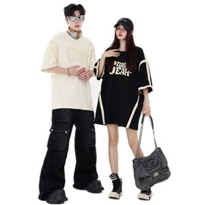 T-shirt Premium de Haute Qualité 100% Coton 210gsm, T-shirt Premium Surdimensionné, Impression Sérigraphique en Relief du Logo, T-shirt Uni pour Hommes - Product Image 1