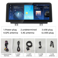 Reproductor de DVD para coche Qualcomm de 10,25 pulgadas, Radio Estéreo, Android, pantalla táctil, Multimedia, Carplay, navegación Gps para BMW Serie 3 F30 F35