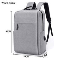 Mochila Oxford de Poliéster con Logotipo Personalizado, Unisex, para Viajes de Negocios, Estudiantes, con USB, RFID, Impermeable, con Correa de Amortiguación de Aire, Diseño Informal, Gran Capacidad