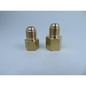 อะแดปเตอร์ทองแดงสำหรับปั๊มแม่เหล็กไฟฟ้า ข้อต่อแบบอัดขนาด 4 มม./6 มม. สำหรับน้ำมันพืช น้ำมันขาว สำหรับเตาอุตสาหกรรม - Product Image 1