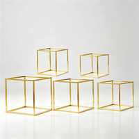 Support à fleurs en métal pour mariage, piédestal, socle, support de table, vase géométrique, décoration de centre de table pour banquet et fête