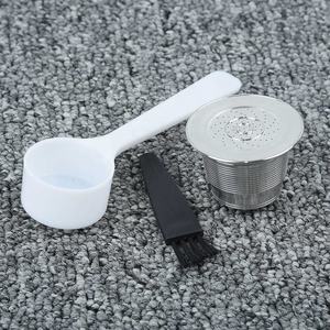 Capsule réutilisable en acier inoxydable pour <span class=keywords><strong>Nespresso</strong></span> avec cuillère - Product Image 5