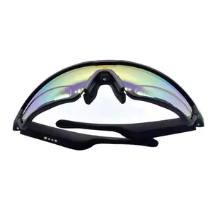 Venta al por mayor logotipo personalizado UV400 ciclismo correr gafas de sol al aire libre deporte béisbol gafas de sol con logotipo personalizado Audio gafas de sol inalámbricas