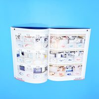 Brochures de livres surdimensionnées entièrement personnalisables avec reliure cousue Reliure parfaite Options multi-artisanat-Papier offset en carton