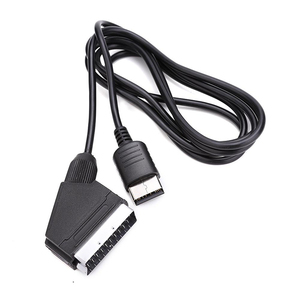 สายเคเบิล RGB Scart ยาว 1.8 ม. สาย AV สำหรับคอนโซล SEGA <span class=keywords><strong>Dreamcast</strong></span> DC - Product Image 1