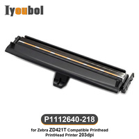 Cabezal de Impresión ZD421T 203dpi P1112640-218, Cabezal de Impresión Térmico Compatible con Impresoras de Etiquetas Zebra, Nuevo con 3 Meses de Garantía