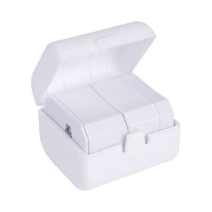 Adaptador de Viaje de Color Blanco con Logotipo Personalizado, Adaptador de Viaje Universal de Plástico con Estuche - Product Image 1