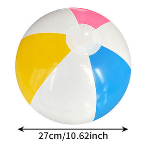 Bola Pantai Tiup PVC Ramah Lingkungan Promosi Murah dengan Logo Kustom Dicetak UV Mainan Air Musim Panas untuk Penggunaan di Kolam Renang - Product Image 3