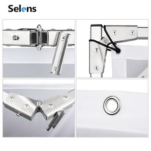 Cadre papillon translucide en aluminium portable Selens 8x8 pieds (240x240 cm) pour modifier la lumière <span class=keywords><strong>photo</strong></span>/vidéo - Product Image 2