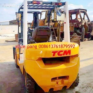 Used Mini diesel Forklift Truck with Japanese Engine 3-7 Ton Capacity TCM Forklifts Featuring Two Stage Mast and Cab for Sale - Product Image 6