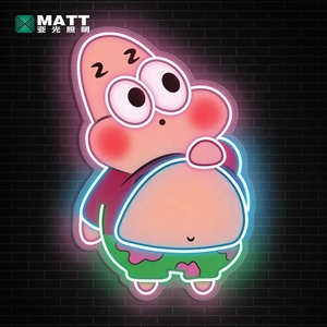 Món Quà Sinh Nhật Cho Trẻ Em Tùy Chỉnh <span class=keywords><strong>Patrick</strong></span> Neon Dấu Hiệu Dễ Thương Phim Hoạt Hình Phim Hoạt Hình LED Neon Ánh Sáng Dấu Hiệu Cho Nhà Phòng Ngủ Trẻ Em Phòng Trang Trí - Product Image 5