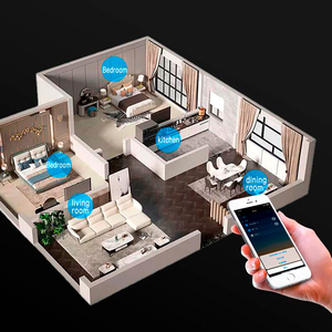 100 שליטה בסמארטפון w <span class=keywords><strong>rgb</strong></span> הוביל אורות קסם האפליקציה הביתה Dc 5v-28v מיני WiFi בקר 6a תכונות מוסיקה מרחוק - Product Image 6