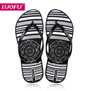 Ciabatte da donna LUOFU in PVC con stampa a trasferimento termico a forma di diamante - Product Image 5