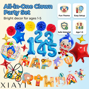 Nuevo Set de Globos de Aluminio de <span class=keywords><strong>Payaso</strong></span> <span class=keywords><strong>Plim</strong></span> para Fiestas, Cumpleaños, Eventos, Disfraces, Navidad, Venta al por Mayor para Niños - Product Image 5