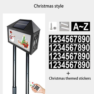 Números de Casa con Luz LED RGB, Alimentados por Energía Solar, Resistentes al Agua IP65, Letrero de Dirección, Lámpara de Pared para Exteriores, Jardín, Patio, Calle - Product Image 5