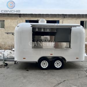 Camión de Comida Móvil de Acero Inoxidable de 4 Metros con Estufa de Gas y Horno, 2 Ejes, Totalmente Equipado, Remolque de Comida para Venta - Product Image 6