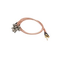 Conector RF BNC a SMA macho-Macho, cable de puente de osciloscopio Q9, extensión coaxial RG316 de 50Ω (0-3GHz)