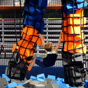 Parc de fitness pour enfants, parc de jeux, parcours d'obstacles <span class=keywords><strong>American</strong></span> <span class=keywords><strong>Ninja</strong></span>, défi, escalade, filet de chargement, sacs <span class=keywords><strong>Ninja</strong></span>, filet de tubes en mousse souple - Product Image 5