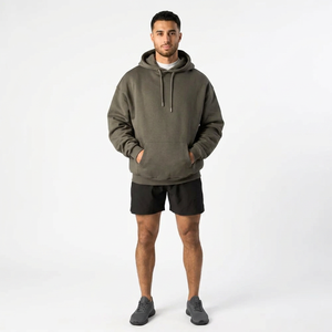 Wholesale Custom High Quality 100% Cotton Vintage Wash Hoodie <b>Thick</b> <b>Fleece</b> Winter Custom Men's Best selling Hoodie - Product Image 1