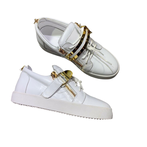 <span class=keywords><strong>Zapatillas</strong></span> <span class=keywords><strong>de</strong></span> Lujo <span class=keywords><strong>de</strong></span> Alta Calidad para Hombre, Zapatos Casuales <span class=keywords><strong>de</strong></span> Cuero Genuino para Mujer, Marca GZ, Zapatos Deportivos <span class=keywords><strong>de</strong></span> Tenis, Mocasines con Cierre, Tallas 35-48, 0737 - Product Image 4