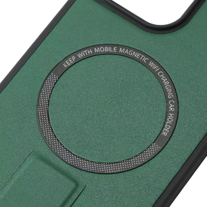 เคสโทรศัพท์หนัง PU แบบแม่เหล็กสำหรับ iPhone 15 14 13 <span class=keywords><strong>12</strong></span> 11 พร้อมขาตั้งพับได้และฝาปิดมือถือ - Product Image 3
