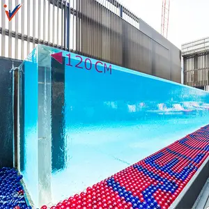 100mm Acryl ovale Schwimmbad platten Transparente Farbe Acrylglas Swim Pond Spa Pool