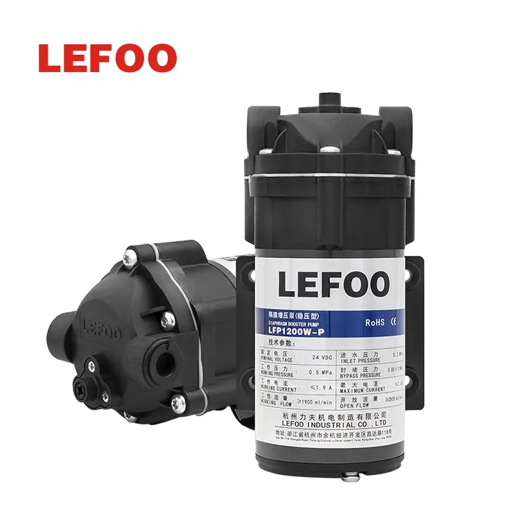 LEFOO économique 200 GPD RO, pompe à eau haute pression, à diaphragme