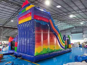 <span class=keywords><strong>Castillo</strong></span> Inflable Modular de Grado Comercial con Tobogán, Casa de Brinco <span class=keywords><strong>para</strong></span> Entretenimiento Infantil al Aire Libre - Product Image 4